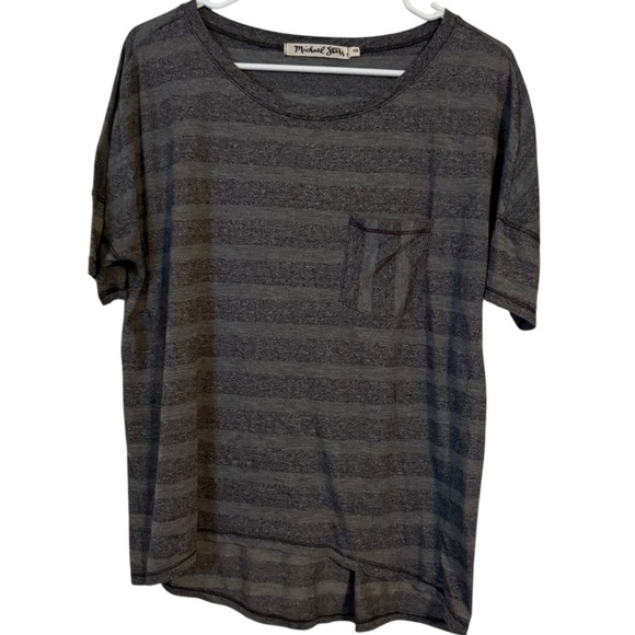 Michael Stars Tops - 💥𝗠𝗜𝗖𝗛𝗔𝗘𝗟 𝗦𝗧𝗔𝗥𝗦 𝗚𝗥𝗔𝗬 𝗦𝗧𝗥𝗜𝗣𝗘𝗗 𝗣𝗢𝗖𝗞𝗘𝗧 𝗧𝗘𝗘